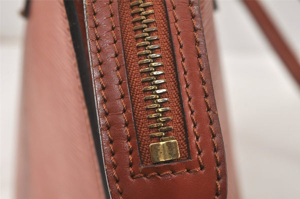 Auth Louis Vuitton Epi Saint Jacques Shopping Shoulder Bag Brown M52263 LV 4726K