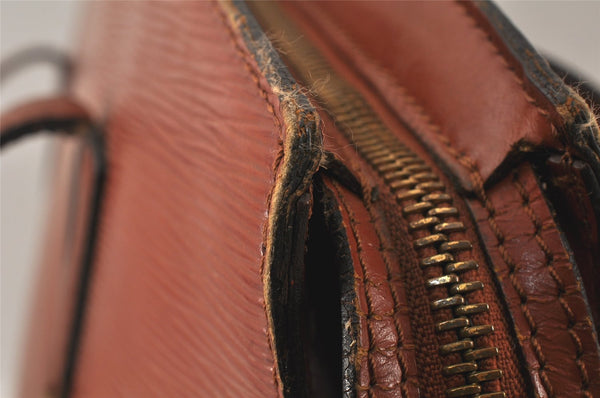 Auth Louis Vuitton Epi Saint Jacques Shopping Shoulder Bag Brown M52263 LV 4726K