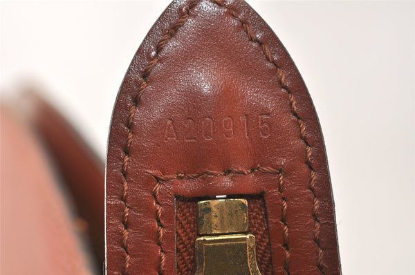 Auth Louis Vuitton Epi Saint Jacques Shopping Shoulder Bag Brown M52263 LV 4726K