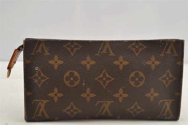 Authentic Louis Vuitton Monogram Bucket GM Shoulder Tote Bag M42236 Junk 4727I