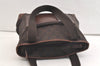 Authentic GUCCI Vintage Shoulder Tote Bag GG Canvas Leather 28893 Brown 4727K