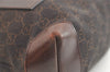 Authentic GUCCI Vintage Shoulder Tote Bag GG Canvas Leather 28893 Brown 4727K