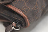 Authentic GUCCI Vintage Shoulder Tote Bag GG Canvas Leather 28893 Brown 4727K