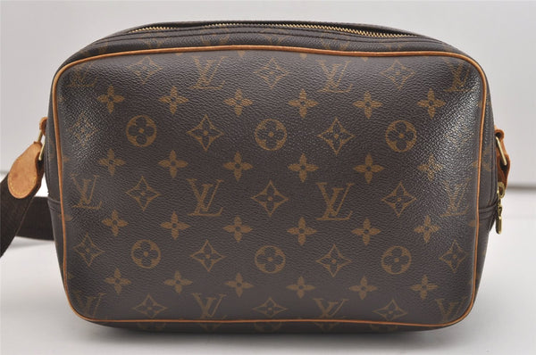 Authentic Louis Vuitton Monogram Reporter PM Shoulder Cross Bag M45254 LV 4728J