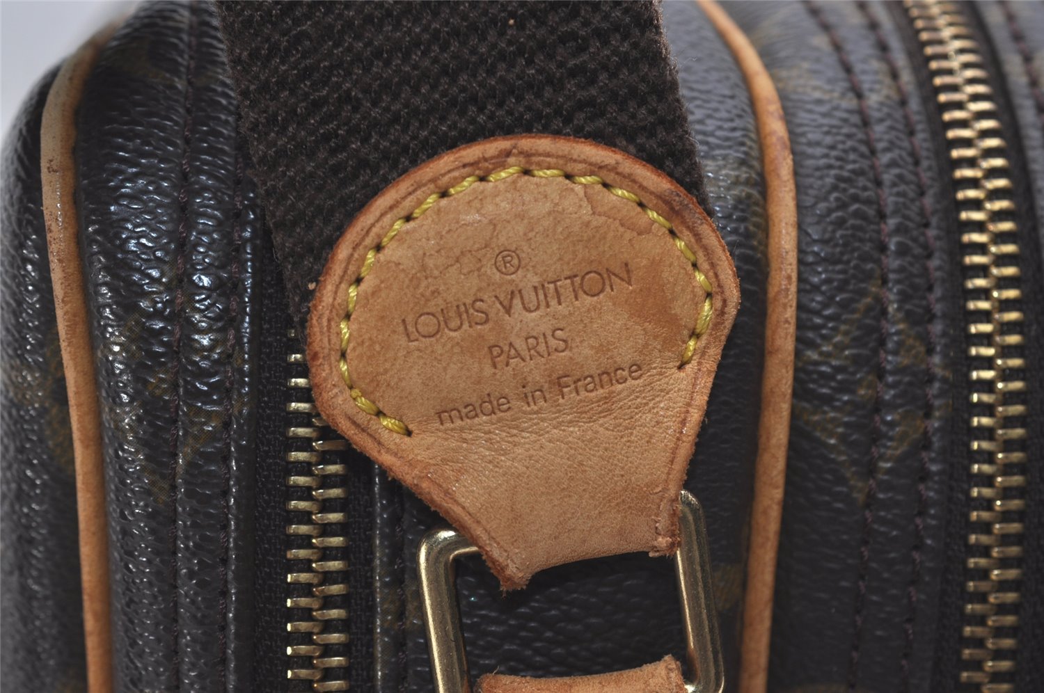 Authentic Louis Vuitton Monogram Reporter PM Shoulder Cross Bag M45254 LV 4728J