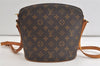 Authentic Louis Vuitton Monogram Drouot Shoulder Cross Body Bag M51290 LV 4728K