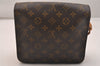 Authentic Louis Vuitton Monogram Cartouchiere MM M51253 Shoulder Bag Junk 4729J