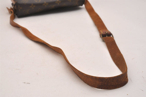 Authentic Louis Vuitton Monogram Cartouchiere MM M51253 Shoulder Bag Junk 4729J