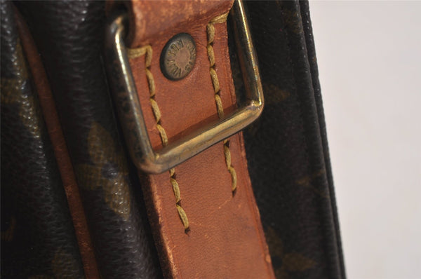 Authentic Louis Vuitton Monogram Cartouchiere MM M51253 Shoulder Bag Junk 4729J