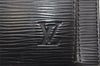 Authentic Louis Vuitton Epi Sellier Dragonne Clutch Bag Black M52762 LV 4729K
