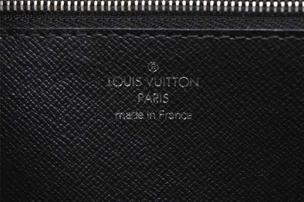 Authentic Louis Vuitton Epi Sellier Dragonne Clutch Bag Black M52762 LV 4729K