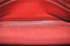 Authentic CHANEL Calf Skin CoCo Mark Zip Long Wallet Purse Red 4730K