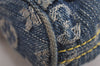 Auth Louis Vuitton Monogram Denim Mini Pleaty Shoulder Bag Blue M95050 LV 4731J