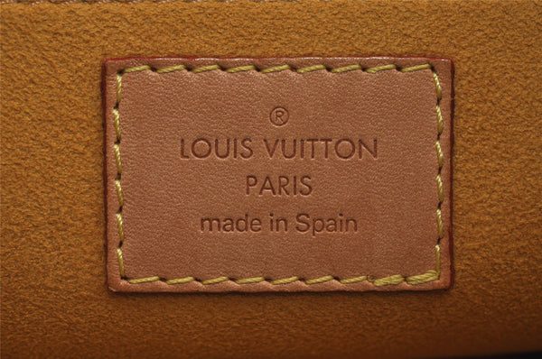 Auth Louis Vuitton Monogram Denim Mini Pleaty Shoulder Bag Blue M95050 LV 4731J