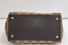Authentic GUCCI Eclipse Tote Hand Bag GG Canvas Leather 120844 Brown 4732K