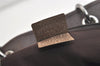 Authentic GUCCI Eclipse Tote Hand Bag GG Canvas Leather 120844 Brown 4732K