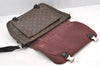 Auth Louis Vuitton Monogram Macassar Clarence Shoulder Bag M40936 Junk 4733I