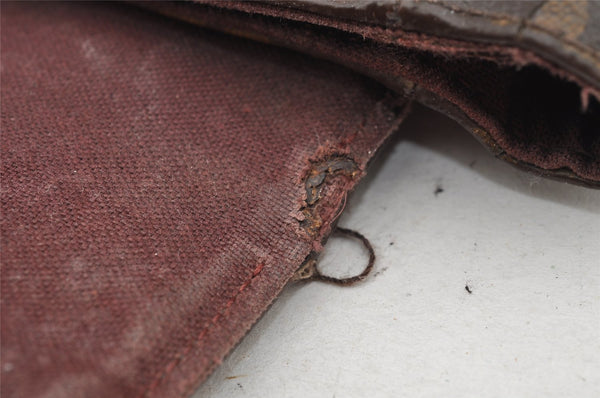 Auth Louis Vuitton Monogram Macassar Clarence Shoulder Bag M40936 Junk 4733I