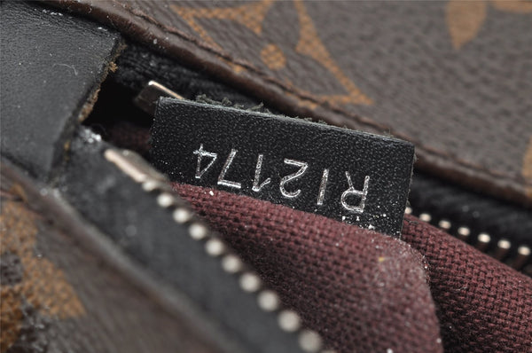 Auth Louis Vuitton Monogram Macassar Clarence Shoulder Bag M40936 Junk 4733I