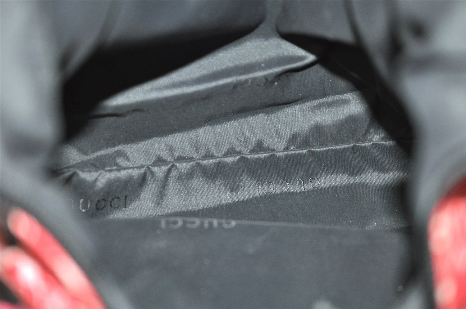 Authentic GUCCI Shoulder Hand Bag Purse Nylon Leather Pink 4734I