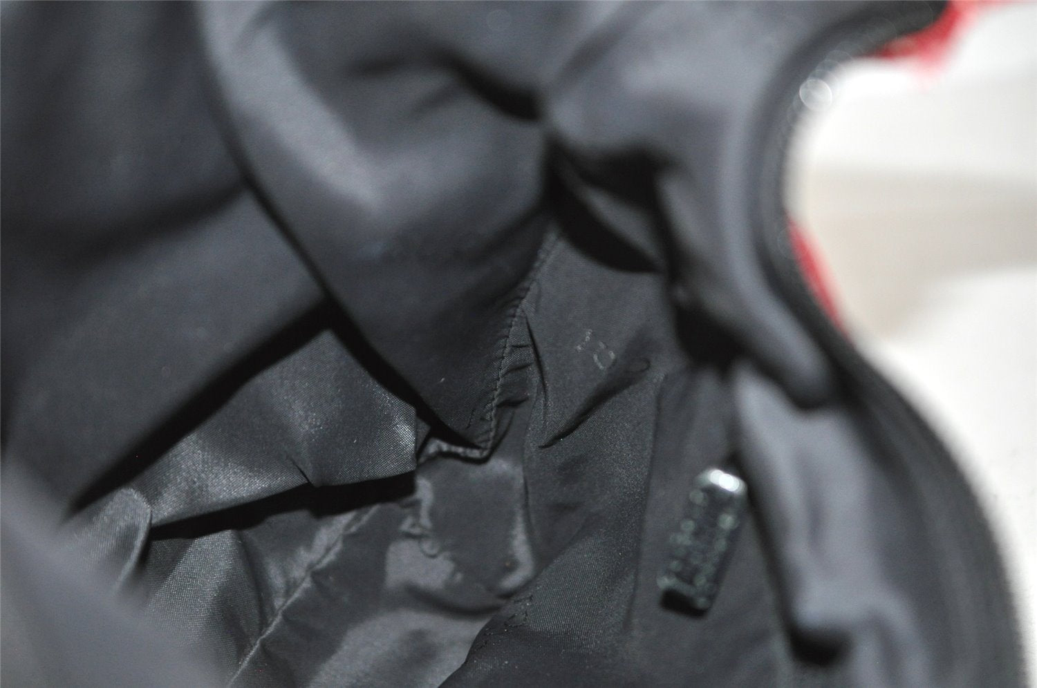 Authentic GUCCI Shoulder Hand Bag Purse Nylon Leather Pink 4734I