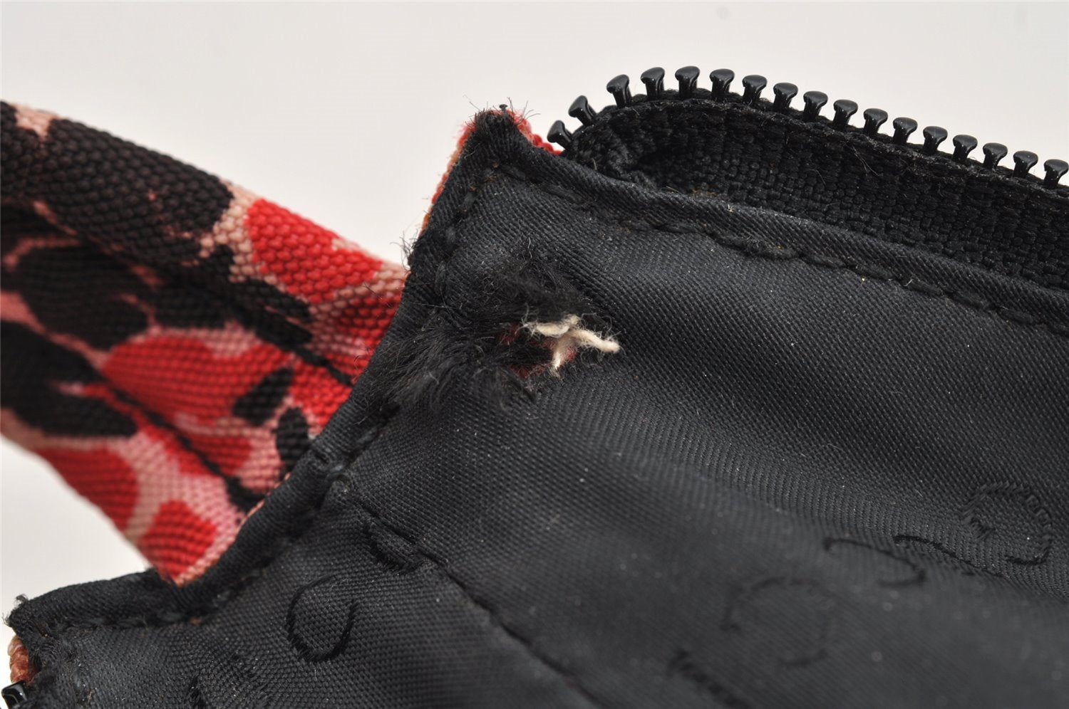 Authentic GUCCI Shoulder Hand Bag Purse Nylon Leather Pink 4734I