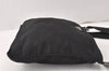 Authentic PRADA Vintage Nylon Tessuto Shoulder Cross Body Bag Purse Black 4734K