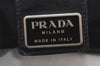 Authentic PRADA Vintage Nylon Tessuto Shoulder Cross Body Bag Purse Black 4734K