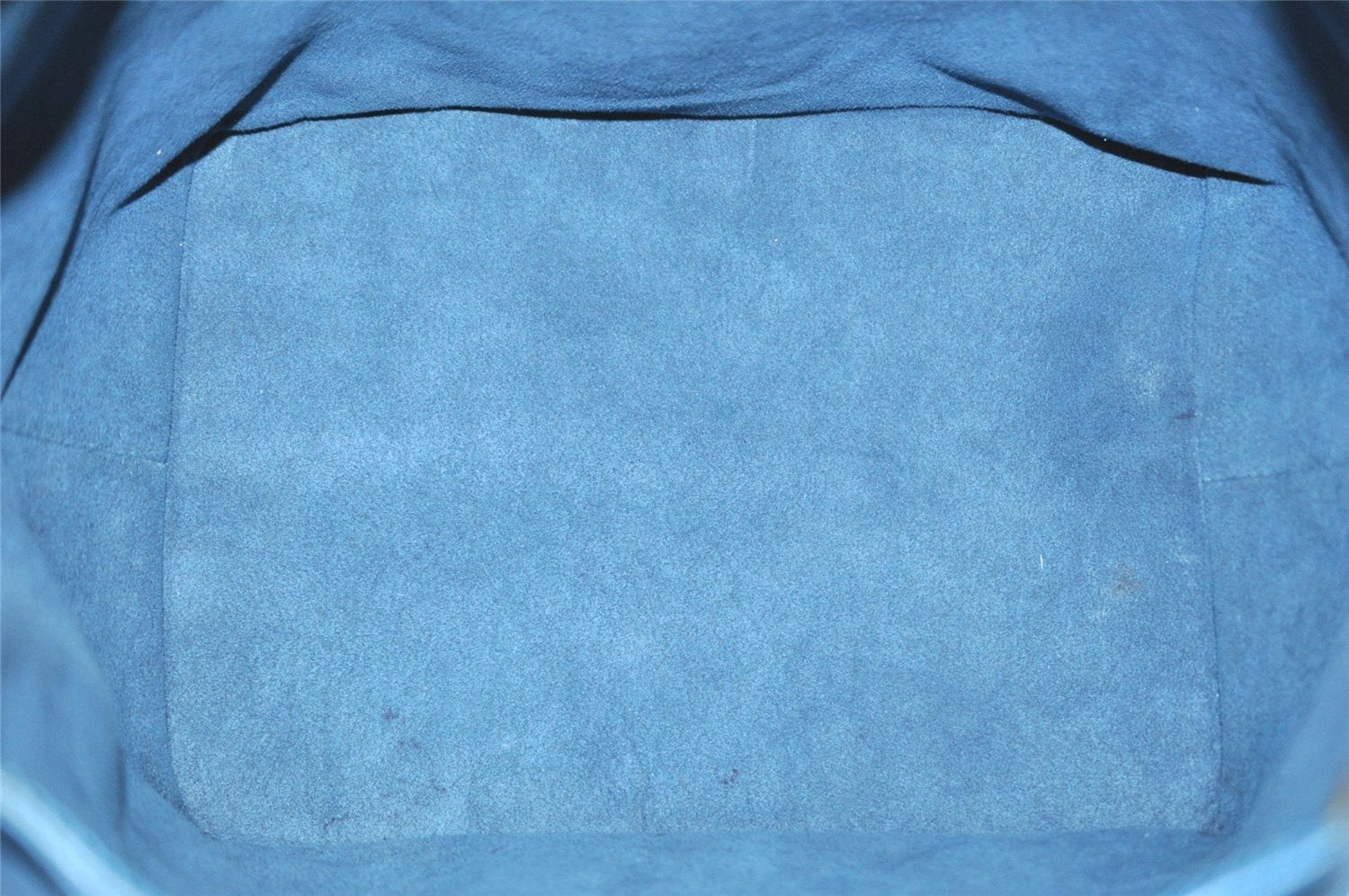 Authentic Louis Vuitton Epi Petit Noe Shoulder Drawstring Bag M44105 Blue 4736I