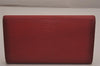 Auth Louis Vuitton Epi Porte Tresor International Wallet Red M63387 LV 4736J