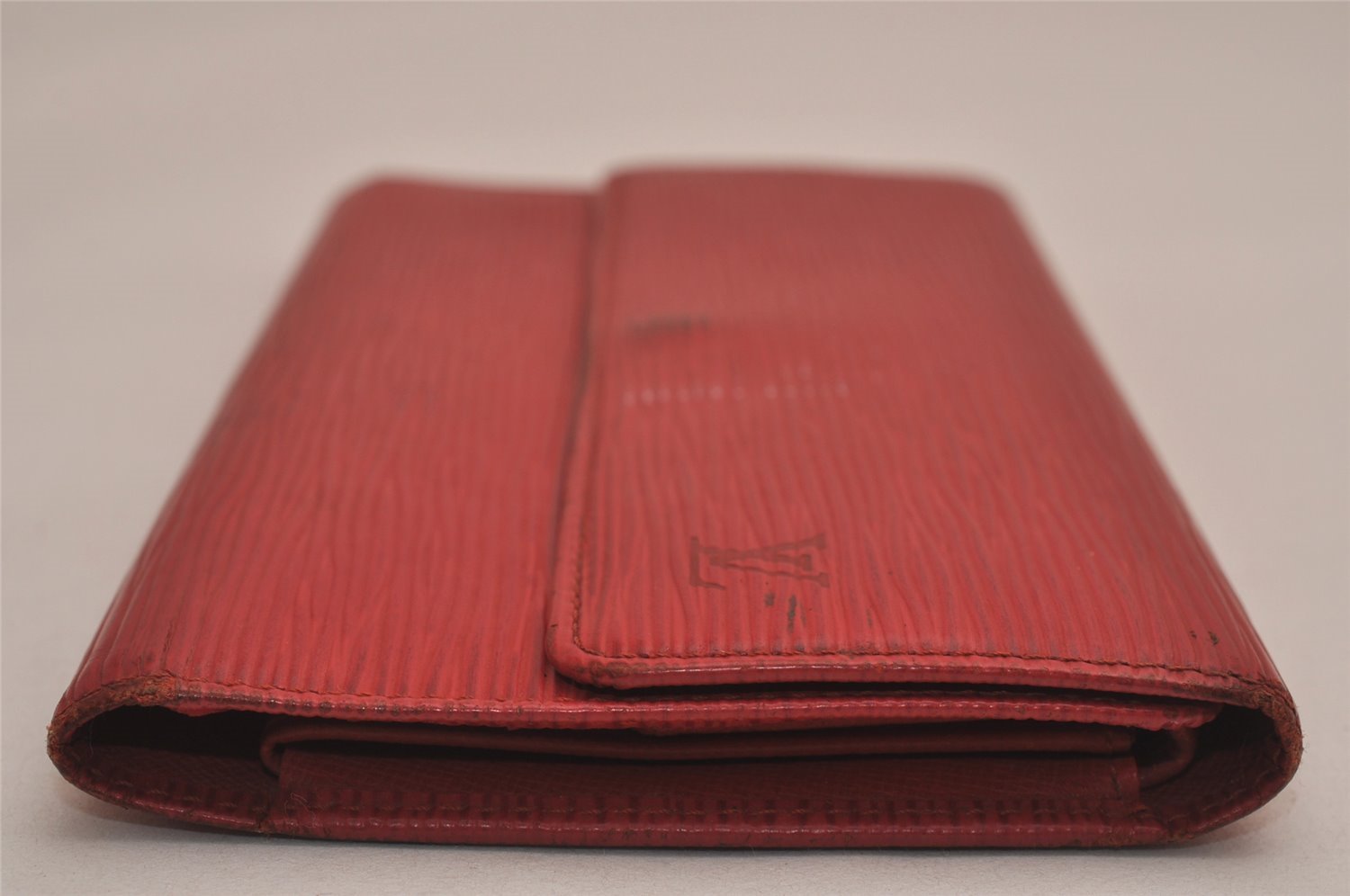 Auth Louis Vuitton Epi Porte Tresor International Wallet Red M63387 LV 4736J