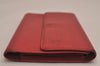 Auth Louis Vuitton Epi Porte Tresor International Wallet Red M63387 LV 4736J