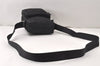 Authentic PRADA Nylon Tessuto Leather Shoulder Cross Body Bag Purse Black 4736K