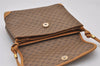 Authentic GUCCI Micro GG PVC Leather Shoulder Cross Body Bag Purse Brown 4738I