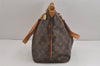 Authentic Louis Vuitton Monogram Palermo PM Shoulder Tote Bag M40145 LV 4738J