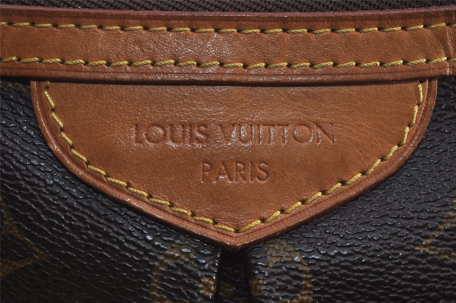 Authentic Louis Vuitton Monogram Palermo PM Shoulder Tote Bag M40145 LV 4738J