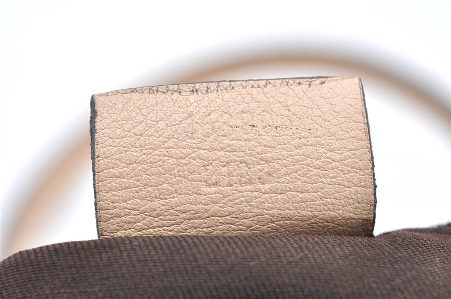 Authentic GUCCI Princy GG Canvas Leather Shoulder Tote Bag 163805 Beige 4738K
