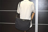 Authentic GUCCI Vintage Shoulder Cross Body Bag Nylon Leather Black  4739I