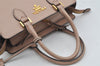 Authentic PRADA Leather Saffiano 2Way Shoulder Hand Bag Pink Beige 4740J