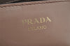 Authentic PRADA Leather Saffiano 2Way Shoulder Hand Bag Pink Beige 4740J