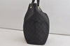 Authentic GUCCI Vintage Shoulder Tote Bag GG Canvas Leather 0021098 Black 4740K