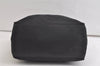 Authentic GUCCI Vintage Shoulder Tote Bag GG Canvas Leather 0021098 Black 4740K