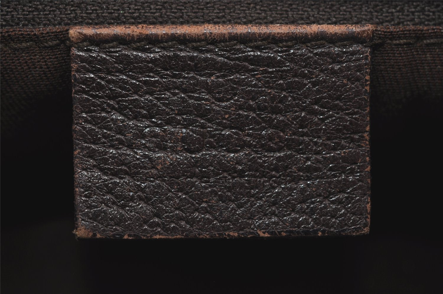 Authentic GUCCI Abbey Shoulder Hand Bag GG Canvas Leather 130738 Brown 4741I