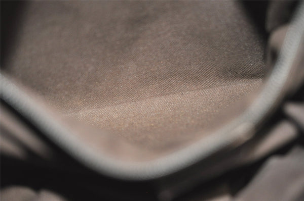 Authentic GUCCI Abbey Shoulder Hand Bag GG Canvas Leather 130738 Brown 4741I