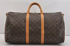 Authentic Louis Vuitton Monogram Keepall Bandouliere 50 M41416 Boston Bag 4742J