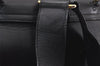 Authentic GUCCI Vintage Bamboo Backpack Purse Leather Black 4742K