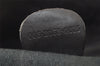 Authentic GUCCI Vintage Bamboo Backpack Purse Leather Black 4742K