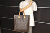 Authentic Louis Vuitton Monogram Sac Plat Hand Tote Bag M51140 LV 4744I