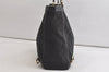 Authentic GUCCI Abbey Shoulder Tote Bag GG Canvas Leather 141472 Black 4744K