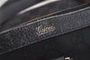 Authentic GUCCI Abbey Shoulder Tote Bag GG Canvas Leather 141472 Black 4744K
